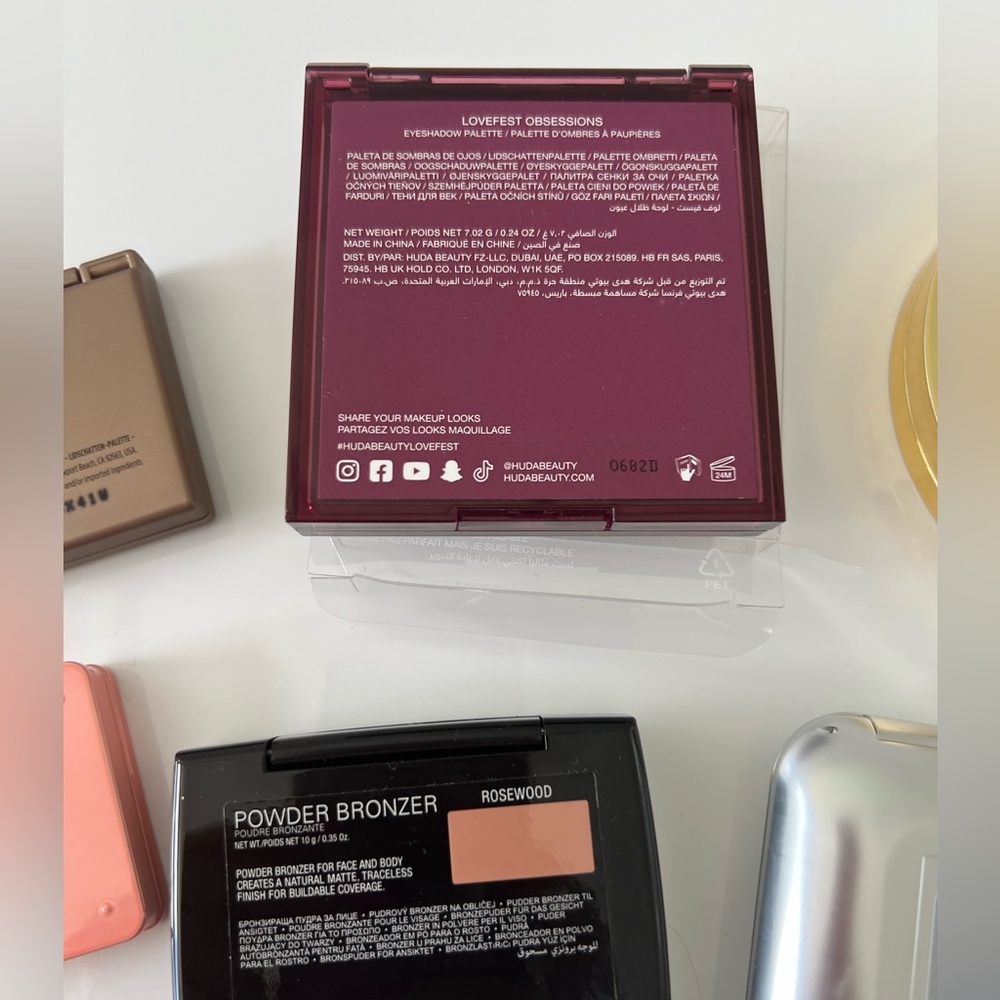 EyeShadow and other Bundle, Huda, Tarte, Anastasia, Rban D, Natasha Denona - Picture 7 of 8
